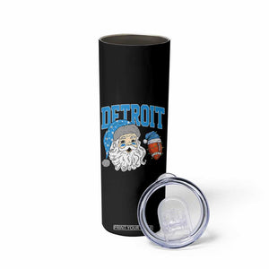 LF Football Christmas Skinny Tumbler Vintage Santa Claus Face Game Day Sports Fans TS10 Print Your Wear