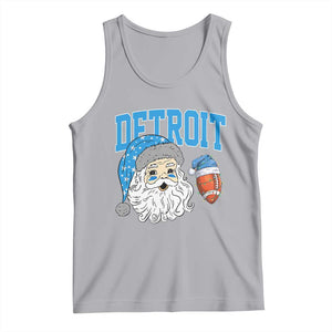 LF Football Christmas Tank Top Vintage Santa Claus Face Game Day Sports Fans TS10 Athletic Heather Print Your Wear