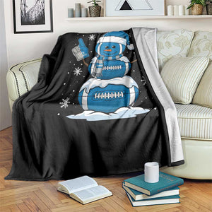 LF Christmas Snowman Throw Blanket DFL Football Fan TS10 Print Your Wear