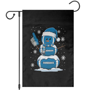 LF Christmas Snowman Garden Flag DFL Football Fan TS10 Black Print Your Wear