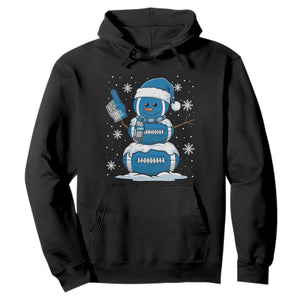 LF Christmas Snowman Hoodie DFL Football Fan TS10 Black Print Your Wear