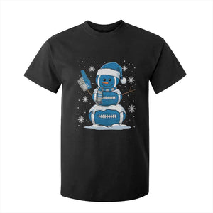 LF Christmas Snowman T Shirt For Kid DFL Football Fan TS10 Black Print Your Wear
