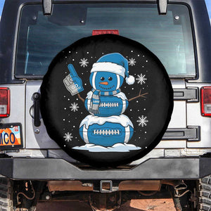 LF Christmas Snowman Spare Tire Cover DFL Football Fan TS10 No hole Black Print Your Wear
