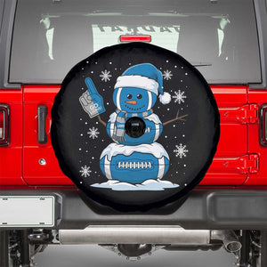 LF Christmas Snowman Spare Tire Cover DFL Football Fan TS10 Black Print Your Wear