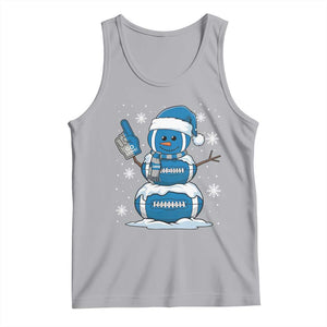 LF Christmas Snowman Tank Top DFL Football Fan TS10 Athletic Heather Print Your Wear