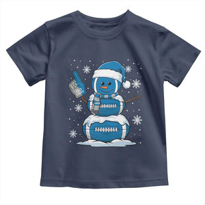LF Christmas Snowman Toddler T Shirt DFL Football Fan TS10 Navy Print Your Wear