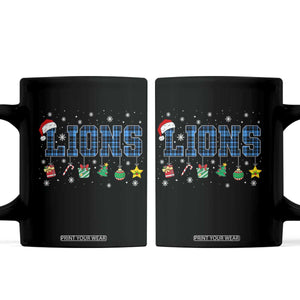 LF Christmas Coffee Mug Blue Plaid DFL Fans Xmas Pajamas TS10 Black Print Your Wear