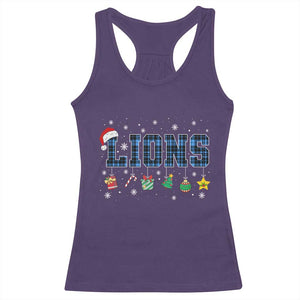 LF Christmas Racerback Tank Top Blue Plaid DFL Fans Xmas Pajamas TS10 Purple Print Your Wear