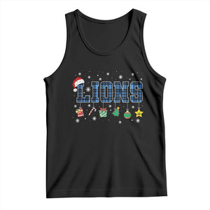 LF Christmas Tank Top Blue Plaid DFL Fans Xmas Pajamas TS10 Black Print Your Wear