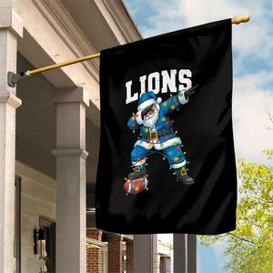 LF Christmas Garden Flag Funny Dabbing Santa Football Lovers Game Day TS10 Print Your Wear
