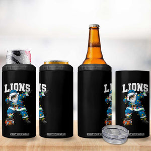 LF Christmas 4 in 1 Can Cooler Tumbler Funny Dabbing Santa Football Lovers Game Day TS10 Print Your Wear