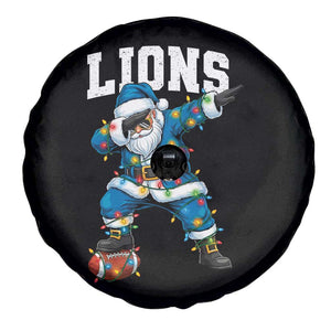 LF Christmas Spare Tire Cover Funny Dabbing Santa Football Lovers Game Day TS10 Print Your Wear