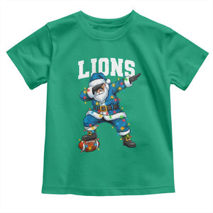 LF Christmas Toddler T Shirt Funny Dabbing Santa Football Lovers Game Day TS10 Irish Green Print Your Wear