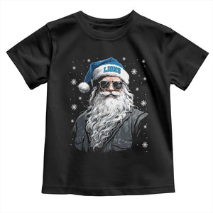 Vintage DFL Christmas Toddler T Shirt Retro Santa Lions Fan Game Day TS10 Black Print Your Wear