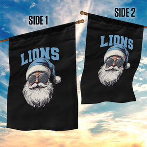 LF Football Christmas Garden Flag Vintage Santa Claus Face Game Day TS10 Print Your Wear