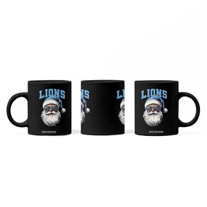 LF Football Christmas Coffee Mug Vintage Santa Claus Face Game Day TS10 Print Your Wear