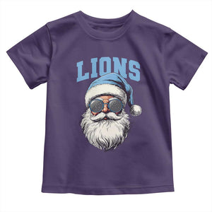 LF Football Christmas Toddler T Shirt Vintage Santa Claus Face Game Day TS10 Purple Print Your Wear