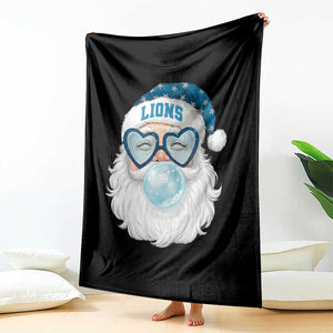 Christmas LF Throw Blanket Vintage Retro Santa Bubble Gum Game Day TS10 Print Your Wear