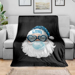 Christmas LF Throw Blanket Vintage Retro Santa Bubble Gum Game Day TS10 Print Your Wear