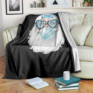 Christmas LF Throw Blanket Vintage Retro Santa Bubble Gum Game Day TS10 Print Your Wear