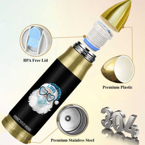 Christmas LF Bullet Tumbler Vintage Retro Santa Bubble Gum Game Day TS10 Print Your Wear