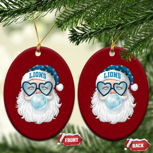Christmas LF Ceramic Ornament Vintage Retro Santa Bubble Gum Game Day TS10 Print Your Wear