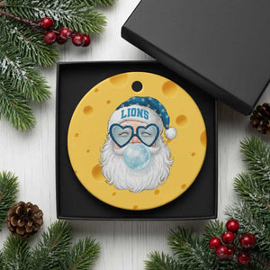 Christmas LF Ceramic Ornament Vintage Retro Santa Bubble Gum Game Day TS10 1pc Yellow Cheese Print Your Wear