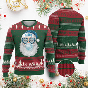 Christmas LF Ugly Christmas Sweater Vintage Retro Santa Bubble Gum Game Day TS10 Red Green Print Your Wear