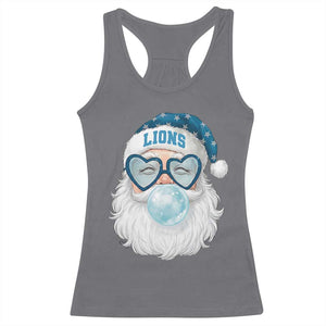 Christmas LF Racerback Tank Top Vintage Retro Santa Bubble Gum Game Day TS10 Charcoal Print Your Wear