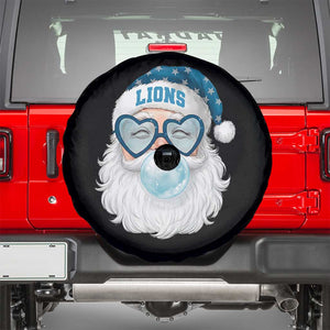 Christmas LF Spare Tire Cover Vintage Retro Santa Bubble Gum Game Day TS10 Black Print Your Wear