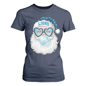 Christmas LF T Shirt For Women Vintage Retro Santa Bubble Gum Game Day TS10 Navy Print Your Wear