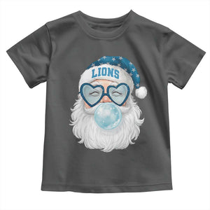 Christmas LF Toddler T Shirt Vintage Retro Santa Bubble Gum Game Day TS10 Dark Heather Print Your Wear