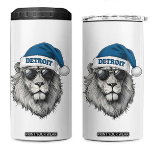 Vintage LF Christmas 4 in 1 Can Cooler Tumbler Game Day Santa Hat Football Lovers TS10 One Size: 16 oz White Print Your Wear