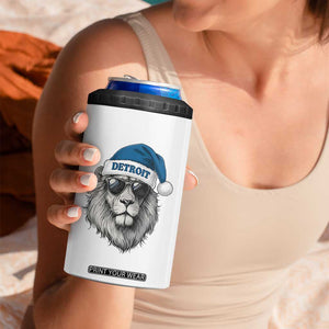 Vintage LF Christmas 4 in 1 Can Cooler Tumbler Game Day Santa Hat Football Lovers TS10 Print Your Wear