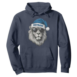 Vintage LF Christmas Hoodie Game Day Santa Hat Football Lovers TS10 Navy Print Your Wear