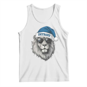 Vintage LF Christmas Tank Top Game Day Santa Hat Football Lovers TS10 White Print Your Wear