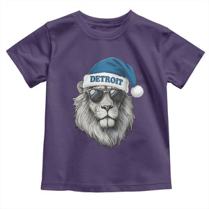 Vintage LF Christmas Toddler T Shirt Game Day Santa Hat Football Lovers TS10 Purple Print Your Wear