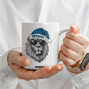 Vintage LF Christmas Coffee Mug Game Day Santa Hat Football Lovers TS10 Print Your Wear