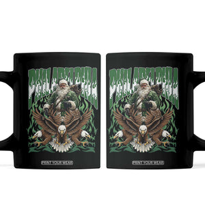Funny Xmas Philly Coffee Mug Fly Santa Fly PFE Pride TS10 Black Print Your Wear