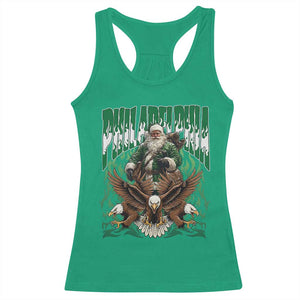 Funny Xmas Philly Racerback Tank Top Fly Santa Fly PFE Pride TS10 Irish Green Print Your Wear