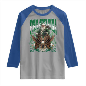 Funny Xmas Philly Raglan Shirt Fly Santa Fly PFE Pride TS10 Sport Gray Royal Print Your Wear