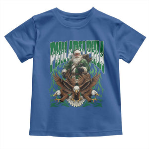Funny Xmas Philly Toddler T Shirt Fly Santa Fly PFE Pride TS10 Royal Blue Print Your Wear