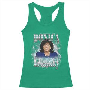 Funny Donica Lewinsky Racerback Tank Top Big Beautiful Bill Clinton Bubba Trump Bootleg TS10 Irish Green Print Your Wear