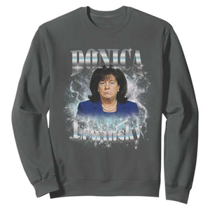 Funny Donica Lewinsky Sweatshirt Big Beautiful Bill Clinton Bubba Trump Bootleg TS10 Dark Heather Print Your Wear
