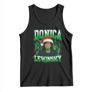 Funny Christmas Donica Lewinsky Tank Top Big Beautiful Bill Clinton Bubba Trump TS10 Black Print Your Wear