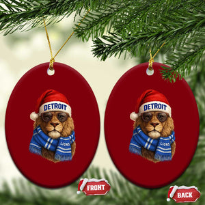 Vintage LF Christmas Ceramic Ornament Game Day Santa Hat Football Lovers TS10 Print Your Wear