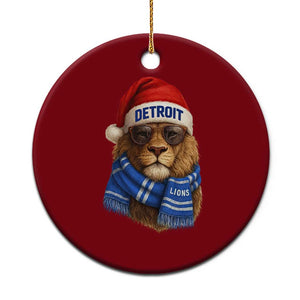 Vintage LF Christmas Ceramic Ornament Game Day Santa Hat Football Lovers TS10 1pc Red Print Your Wear