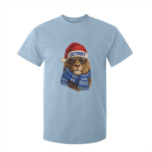 Vintage LF Christmas T Shirt For Kid Game Day Santa Hat Football Lovers TS10 Light Blue Print Your Wear