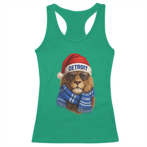 Vintage LF Christmas Racerback Tank Top Game Day Santa Hat Football Lovers TS10 Irish Green Print Your Wear