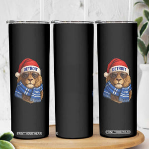 Vintage LF Christmas Skinny Tumbler Game Day Santa Hat Football Lovers TS10 Print Your Wear